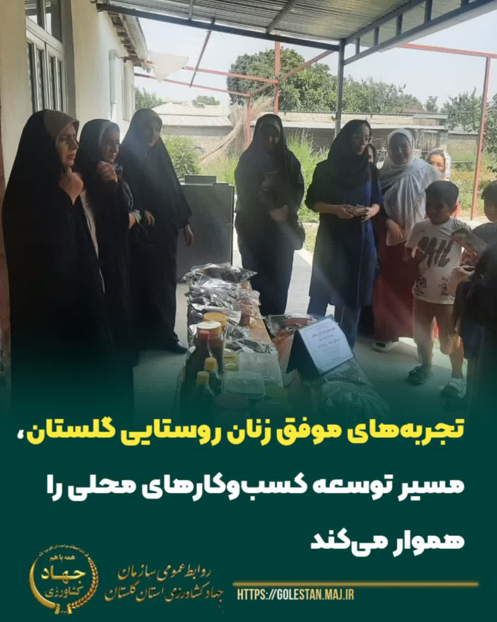 تجربه‌های موفق زنان روستایی گلستان، مسیر توسعه کسب‌وکارهای محلی را هموار می‌کند
